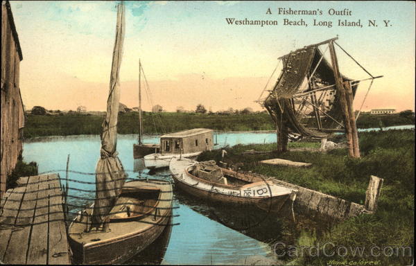 A Fisherman's Outfit at Westhampton Beach New York