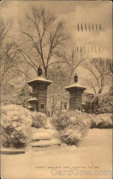 Roger's Memorial Gate, Christian College (Columbia College) Missouri