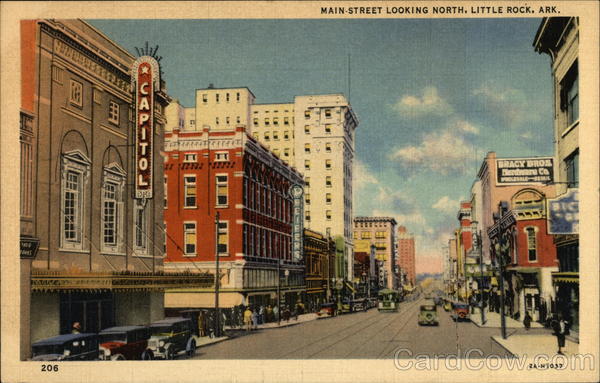 Main Street, looking North Little Rock Arkansas