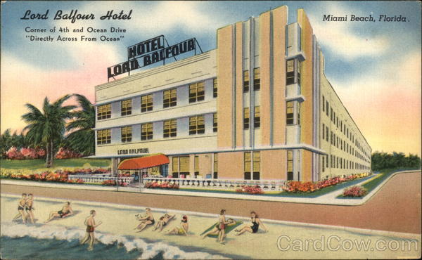 Lord Balfour Hotel Miami Beach Florida