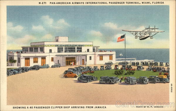 Pan-American Airways International Passenger Terminal Miami Florida