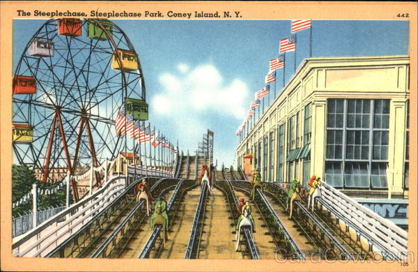 The Steeplechase at Steeplechase Park Coney Island New York