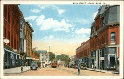 Main Street Athol, MA Postcard Postcard