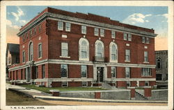 Street View of YMCA Athol, MA Postcard Postcard