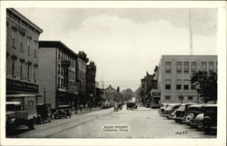 City View on Main Street Postcard