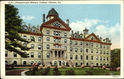 Pennsylvania Military College Chester, PA Postcard Postcard