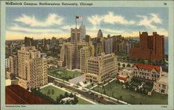 McKinlock Campus, Northwestern University Postcard