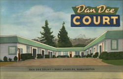 Dan Dee Court Port Angeles, WA Postcard Postcard