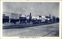 Street View of Business Center Denville, NJ Postcard Postcard