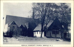 Denville Community Church New Jersey Postcard Postcard