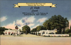 El Vado Court Postcard