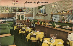 Dino's Italian Inn Pasadena, CA Postcard Postcard