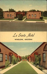 La Siesta Motel Winslow, AZ Postcard Postcard