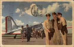American Airlines Pilots Airline Advertising Postcard Postcard