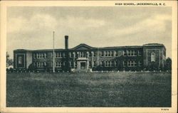 High School Jacksonville, NC Postcard Postcard