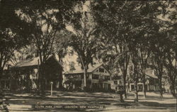 Residential View on South Park Street Lebanon, NH Postcard Postcard