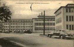 Commonwealth Shoe Factory Whitman, MA Postcard Postcard
