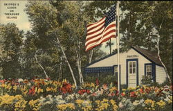 Skipper's Cabin on Treasure Island Postcard