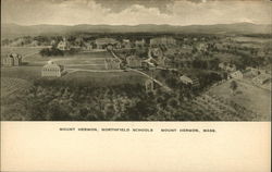 Aerial View of Northfield School Postcard