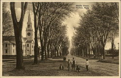 Church View on Middle Street Postcard