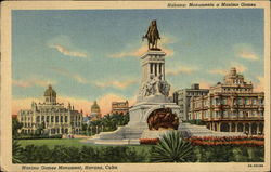 Maximo Gomez Monument Havana, Cuba Postcard Postcard