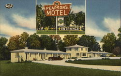 Pearson's Motel and Coffee Shop Postcard