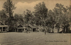 True's Camps, Rangeley Lakes Maine Postcard Postcard