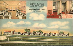 Crown Tavern and Cottages Cameron, MO Postcard Postcard