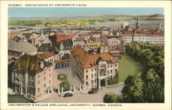 Archeveche et Universite Laval Postcard