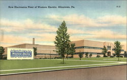 New Electronics Plant of Western Electric Allentown, PA Postcard Postcard