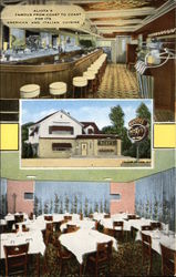 Joe Aliota's Restaurant Postcard