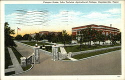 Campus Scene, John Tarleton Agricultural College Stephenville, TX Postcard Postcard