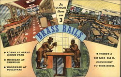 Brass Rails Postcard