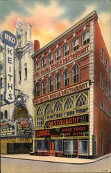 The New Adams House Restaurant Postcard