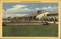 Hotel Last Frontier Postcard