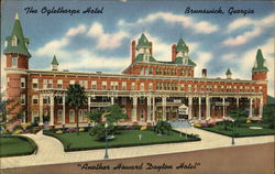 The Oglethorpe Hotel, "Another Howard Dayton Hotel" Brunswick, GA Postcard Postcard