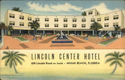 Lincoln Center Hotel Miami Beach, FL Postcard Postcard