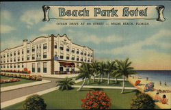 Beach Park Hotel Postcard