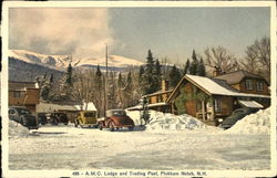 A.M.C. Lodge and Trading Post, Pinkham Notch Jackson, NH Postcard Postcard