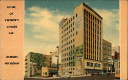 Vernor Ginger Ale Co Detroit, MI Postcard Postcard