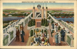 Rockefeller Center - Observation Roof Postcard