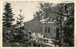 Summit Station, Cannon Mt. Aerial Tramway Postcard