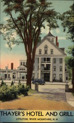 Thayer's Hotel And Grill In The White Mountains Postcard