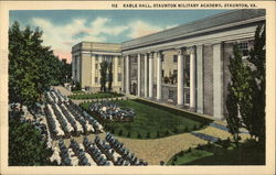 Staunton Military Academy - Kable Hall Postcard