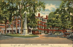 Curtis Hotel - In the Mountains of Berkshire Lenox, MA Postcard Postcard