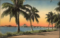 View from South Lake Trail Postcard