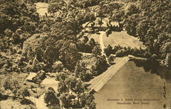 Aerial View of Mortimar L Schiff Scout Reservation Mendham, NJ Postcard Postcard