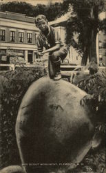 Boy Scout Monument Postcard