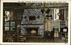 The Lodge, Worcester Area Boy Scouts Camp, Treasure Valley Postcard