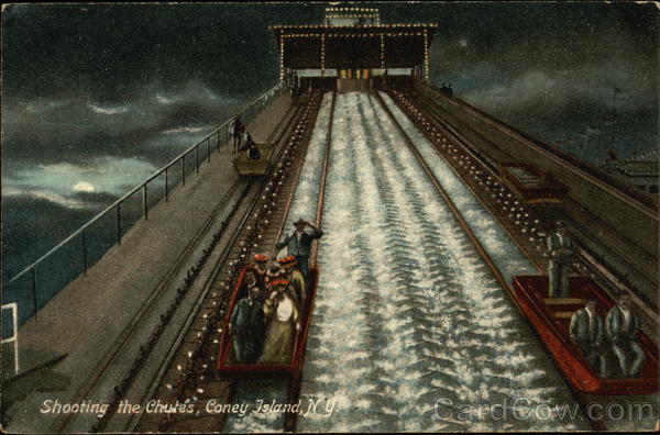 Shooting the Chutes, Coney Island New York
